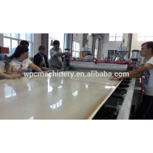wood plastic construction board, furniture and decking board wpc board machine line